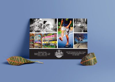 Web design ideas for skateboarding designed by Kristi Simmons