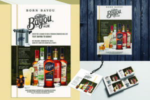Bayou rum Sweepstakes campaign designed by Kristi Simmons