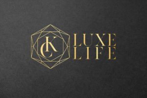 KC luxe life logo Created by designer Kristi Simmons in New Braunfels Texas.