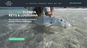 Saltwater fishing guide website